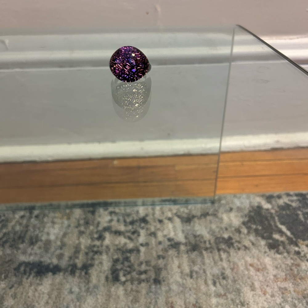 Glass ring size 10.5